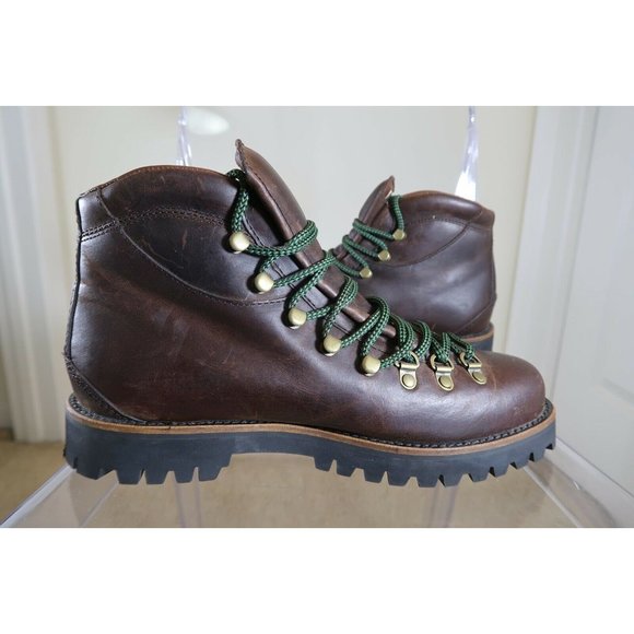 Ralph Lauren Polo Vintage 8.5M Leather Mountaineering Hiking Boots Alpine Trail - Picture 8 of 12